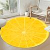 Runder Obst-Büroteppich Design für Foyer Spielzimmer Außenbereiche Schlafzimmer Rutschfester Runder Teppich Büro Heimdekoration Perfektes Geschenk für Frauen Männer