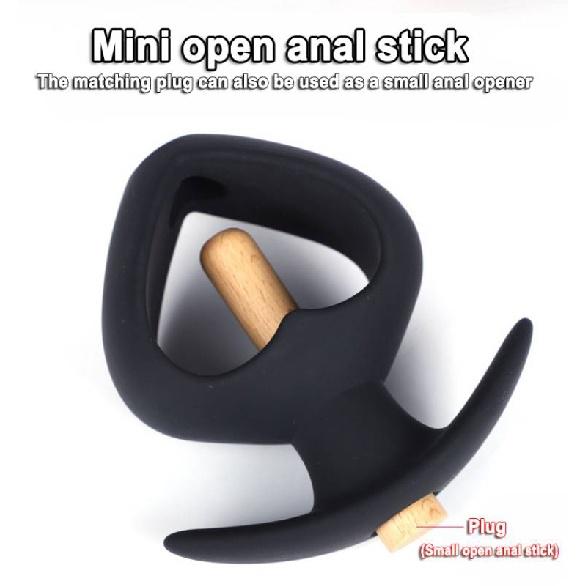 Hohler Analplug mit Wasserhahn zum Waschen des Anus, Vaginalreinigung, Einlaufdildo, XL-Sexspielzeug, Silikon-Buttplug, kabellos