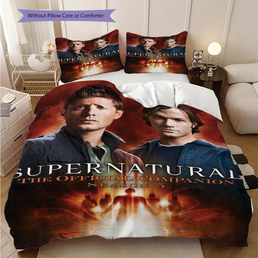Supernatural Dark Side Encounter Threepiece Set 1 Duvet Cover 2 Pillowcase Without Core Christmas Birthday Gift Duvet Cover And Pillowcase