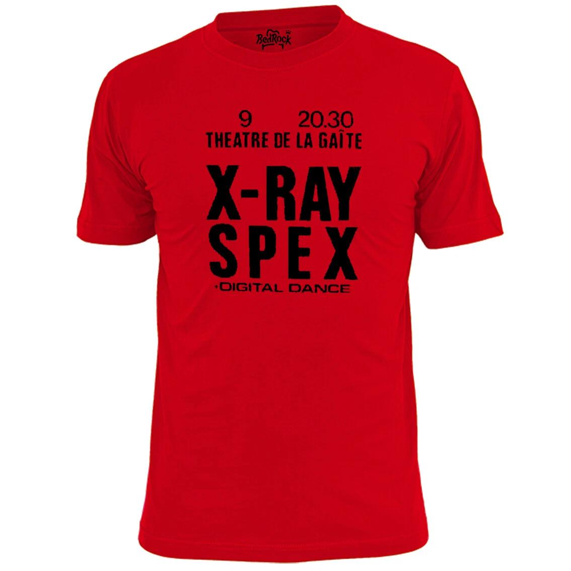 Mens X-Ray Spex Theatre De La Gaite Inspired Punk Gig T shirt Ruts Damned S