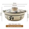Lieve Japanese-Style Ceramic Casserole Pot