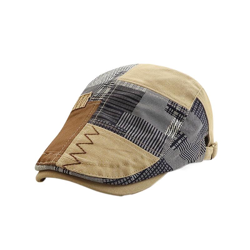 Fresh Latest Brand New Newsboy Brand Latest Fresh Adjustable Buckle Cotton Hat Beret Men Hats Cabbie Gatsby Cap