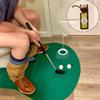 Indoor Golf Putting Trainer In‑Ground Flagpole Putting Green Practice Aid Adjustable Hole for Home Outdoor Training 5