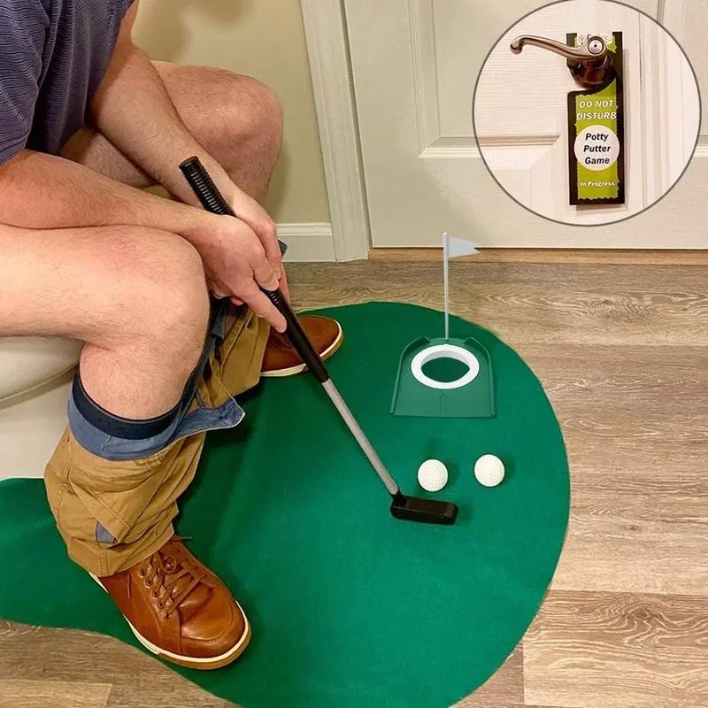 Indoor Golf Putting Trainer In‑Ground Flagpole Putting Green Practice Aid Adjustable Hole for Home Outdoor Training 5