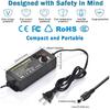 Adjustable Power Supply Variable AC-DC Power Adapter Laboratory 3V-24V-3A with US/EU Plug Female Home Appliance Alligator Clip