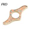Anti-bend Page Holder Book Holder, Glitter Thumb Ring for Reading, One Hand Reading Tool Metal Opener Accessory Students Readers Crushed Stone