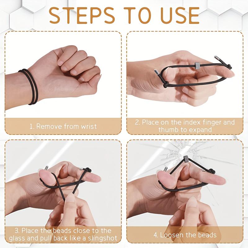 Emergency Escape Bracelet Carbide Glass Breaker Durable Rescue Tool Safety Survival Outdoor Adventure