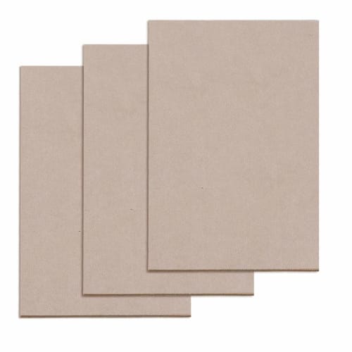 Large Felt Sheets, Felt Pads, 30 X 21 Cm, 5.5 Mm Thick, Self-Adhesive, Prevents Scratches On Floors and Furniture, Pack of 3 (Beige)