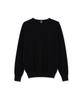 IOLO Wool Textured Crew Neck_Black