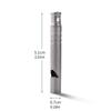 Loud Safety Whistle for Wilderness Exploration Emergency Portable Design Adjustable Suitable for Backpacks Keychains