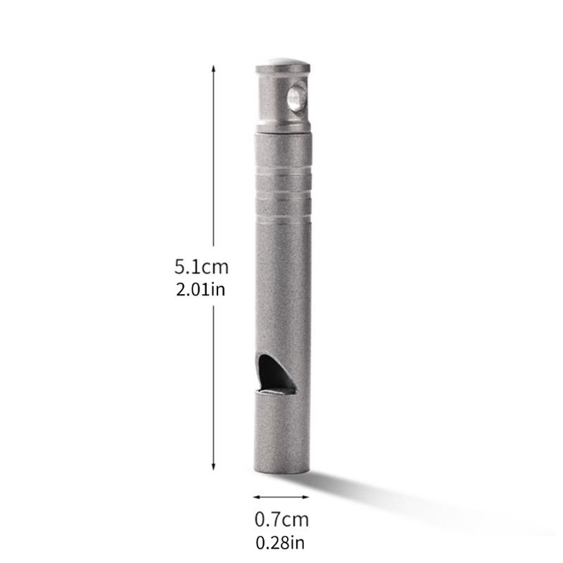 Loud Safety Whistle for Wilderness Exploration Emergency Portable Design Adjustable Suitable for Backpacks Keychains
