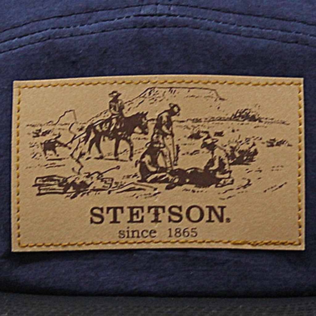 Used STETSON Spring Summer Jet Cap Hat JET CAP Men's Women's Made in Japan Navy Navy Father's Day [TB]