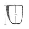 For BMW 5 Series E60 2005-2010 Car Interior Accessories Carbon Fiber Interior Car Gear Shift Panel Trim Cover Frame Stickers
