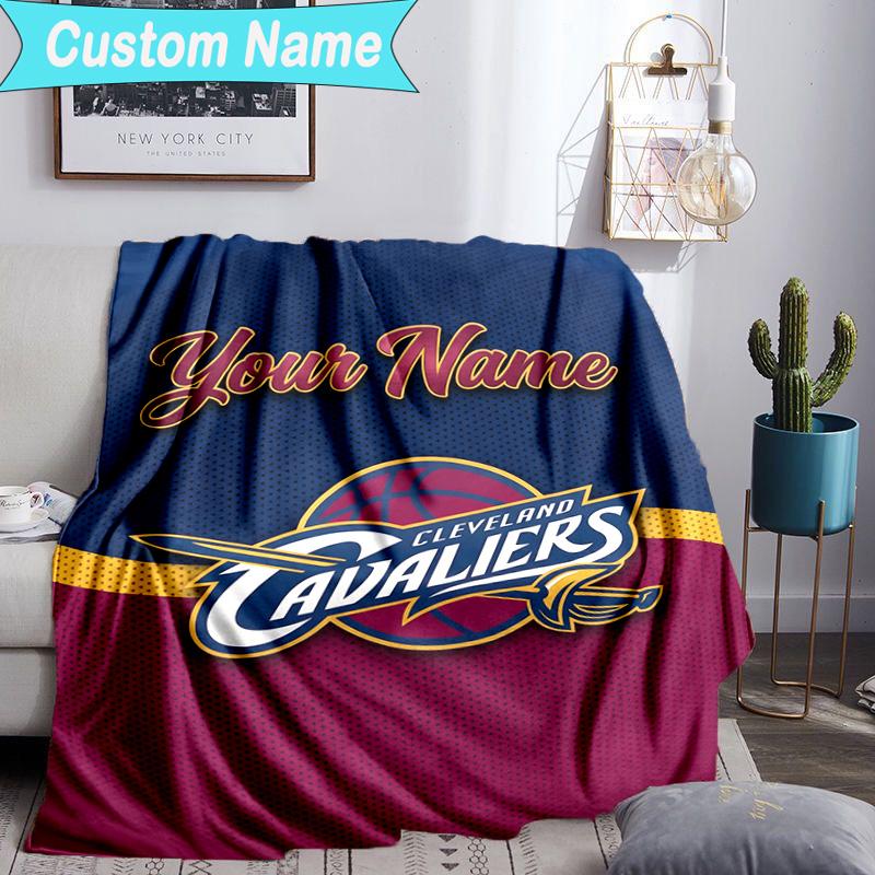 Custom Name Blanket Cleveland Lights Shadows Blanket Bedding Blanket for Travel, Camping, Living Rooms, Offices, Sofas, Fan Christmas gift