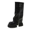 Short, Short, Thick Soled Women'S  Autumn New Brown British Style Knight Leg Boots Fashion Trends