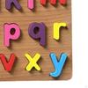 Alphabet Learning Board for Kids with Wooden Pieces