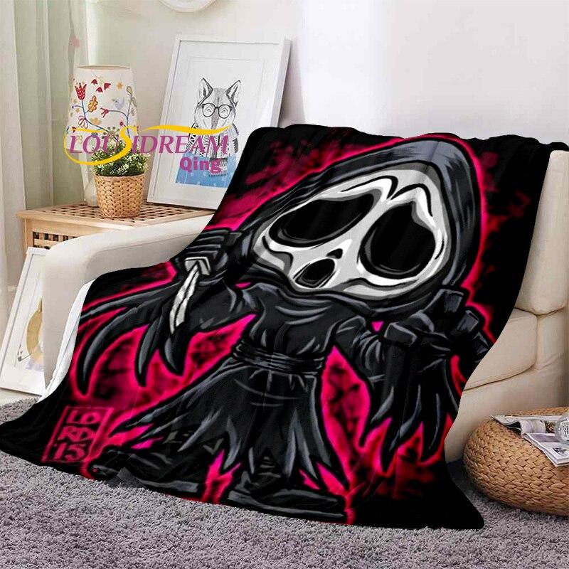 Coperta In Flanella 350g Con Teschio Per Ragazze E Donne – Misura 127x152 Cm, Super Morbida E Leggera, Ideale Per Halloween, Regalo Per Amanti Dell'horror, Decorazione Divano E Letto.