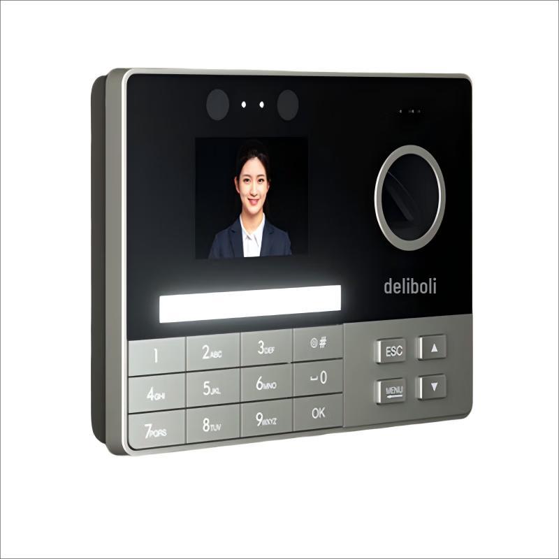 Deli Visible Light Face & Fingerprint Attendance Machine 3760W
