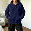 Women's Casual Drawstring Hoodie with Pockets for Everyday Wear