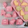 Muslim 3D Plastic Mold Cake Biscuits Mould For Cake Mooncake Mold Tools