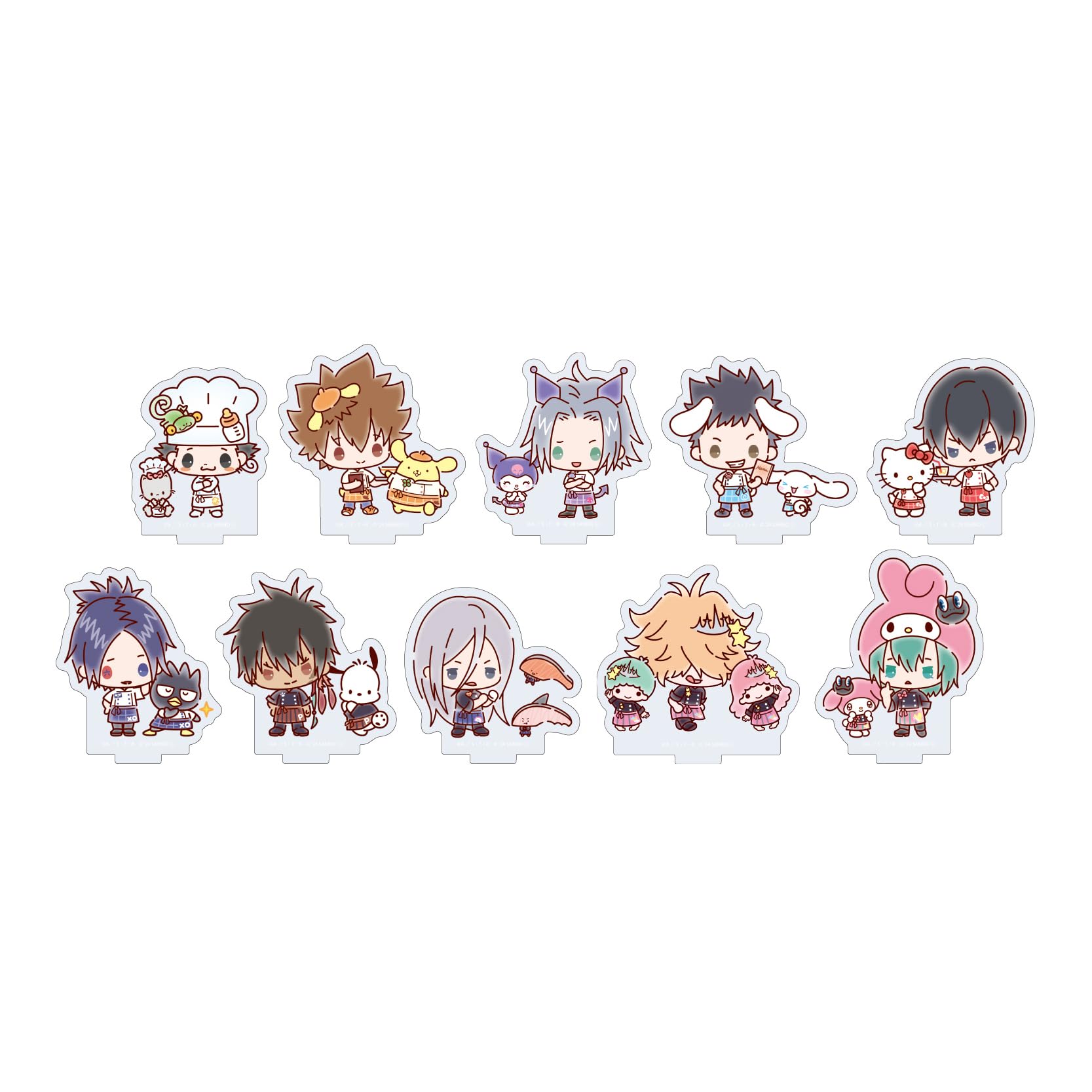 

Katekyo Hitman REBORN x SANRIO CHARACTERS 04 [Мини-иллюстрация персонажа] Акриловая маленькая подставка Коробка из 10 штук
