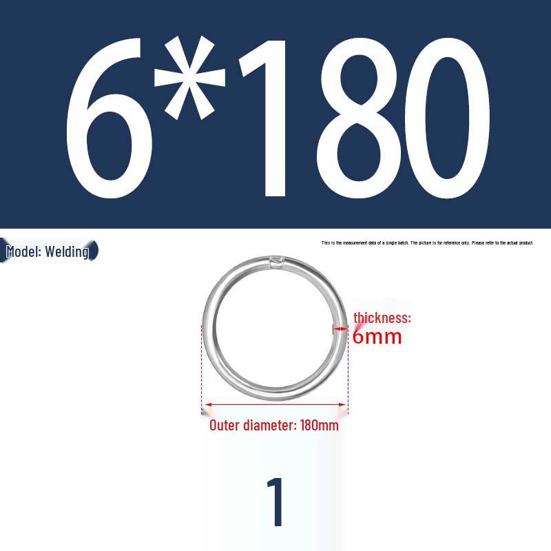 304 Stainless Steel Seamless O-Ring for Lifting and Hammock Yoga Connection
