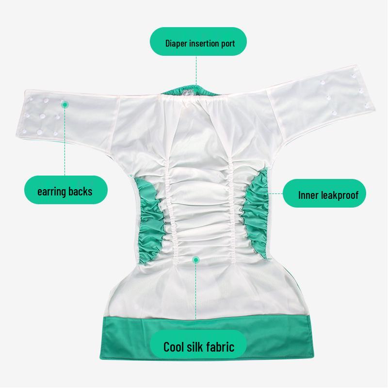 Washable Adult Cloth Diapers - Elderly Incontinence Underwear Pads