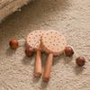Biscuit Rattle Baby Toy Sound Comforting Cookies Toy Wooden Hand Bell Newborn Early Mobile Infant Stop Weep Educational Toy Gift