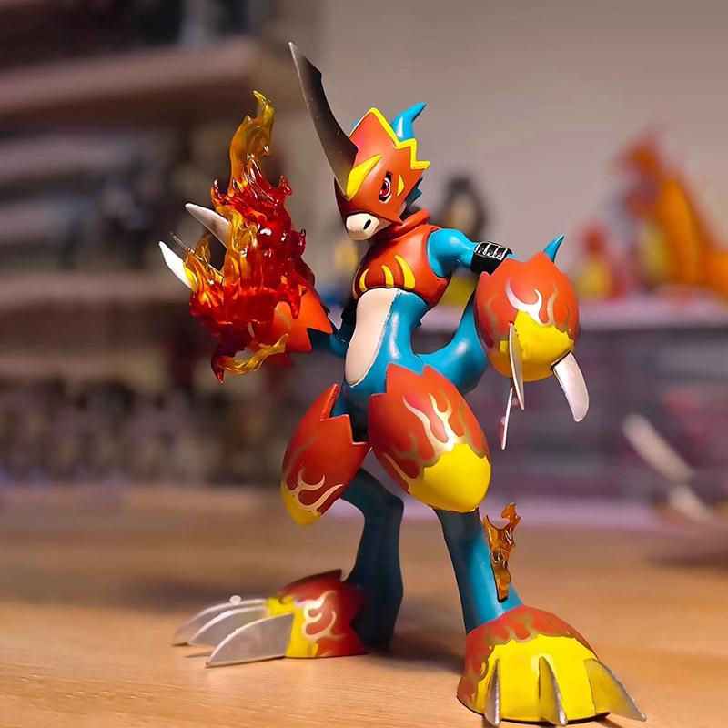 18cm Anime Digimon Adventure Figure Fladramon Action Figure Pvc Statue Collection Model Toys Gifts
