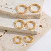 6 Paires Boucles d'Oreilles Huggie Vintage en Acier Inoxydable 316 Pour Femmes Hommes Piercing Cartilage Hélix Bijoux
