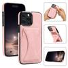 Fold Stand Holder Card Slot Leather Case Anti-Fingerprint,Anti-Scratch,Tough Case for IPhone 17 16 15 14 13 12 11 Pro Max 16 Plus 16e