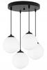 CEILING HANGING LAMP, SPHERE, BLACK, LED, 15cm