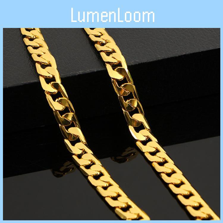 Men's Fashion Necklace Punk Curb Link Chain 60cm Premium Quality Classic Appeal