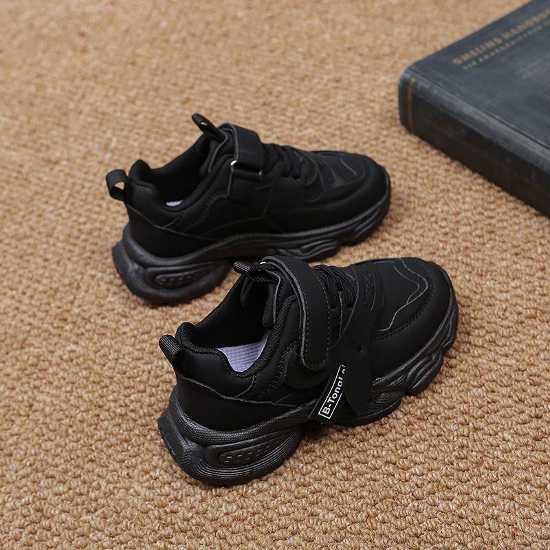 Boys and girls shoes 2025 autumn and winter new velvet children's dad shoes boys shoes two cotton shoes sports shoes