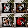 H-Hanma B-Baki Pillow Case Home Dorm Chair Back Short Plush Double-Sided Printing Office Nap Time Cushion Cover