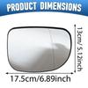 Verwarmd Spiegeldopglas voor Linker/Rechter Deurzijde Achteruitkijkspiegel voor Mercedes-Benz Viano W639 2003 2004 2005 2006 2007 2008-2010