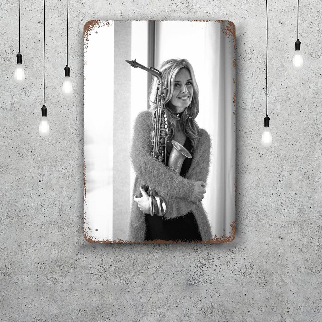 Candy Dulfer Metal Signs Wall Decor Vintage Tin Signs Captain Metal Poster Decor for Bar Pub Club Wall Decoration