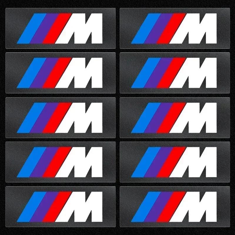 10pcs Car Interior Steering Wheel Dashboard Central Stickers Badge for Bmw Performance E46 E90 E60 F10 F30 E39 E36 E87 G30 E92 M