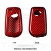 True Carbon Fiber Key Shell Cover for Toyota Highlander, Levin, and Corolla Folding Key