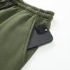 Men's European Size Solid Color Fleece Sports Pants with Drawstring - Warm, Casual, and Suitable for Many Occasions