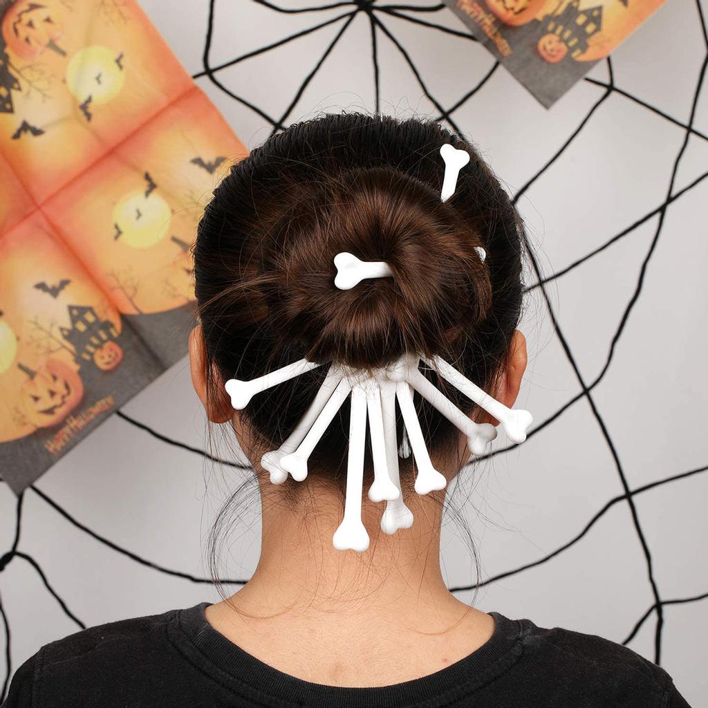 36pcs Small Bone Decorations Halloween Plastic Props Bone nament Party Haunted House Accessories DIY Decoration