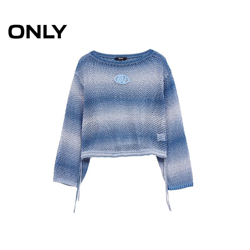 ONLY Women's 2025 Autumn Gradient Drop Shoulder Loose Knit Sweater
