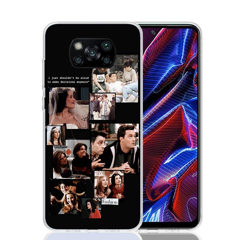 Friends Tv Show Funny Family Case Phone Cover for Xiaomi Redmi Note 10 9 9S 8 8T 7 5 Pro Mi 12T 11T 10T 9T 12 11 Lite A3 A2 Tren