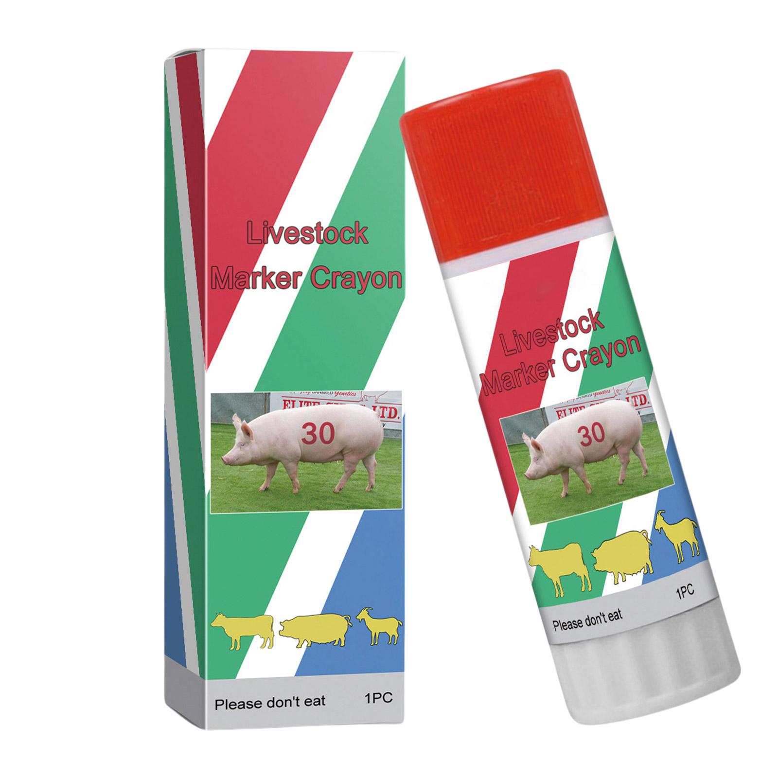 

Мелок для маркера для скота Ручка для рисования скота Практичный маркер для скота для идентификации сельскохозяйственных животных Сортировка скота