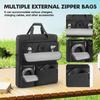 Solar Panel Carrying Case Large Capacity Solar Panel Storage Bags Padded Travel Solar Panel Organizer for EF ECOFLOW 160W & 220W