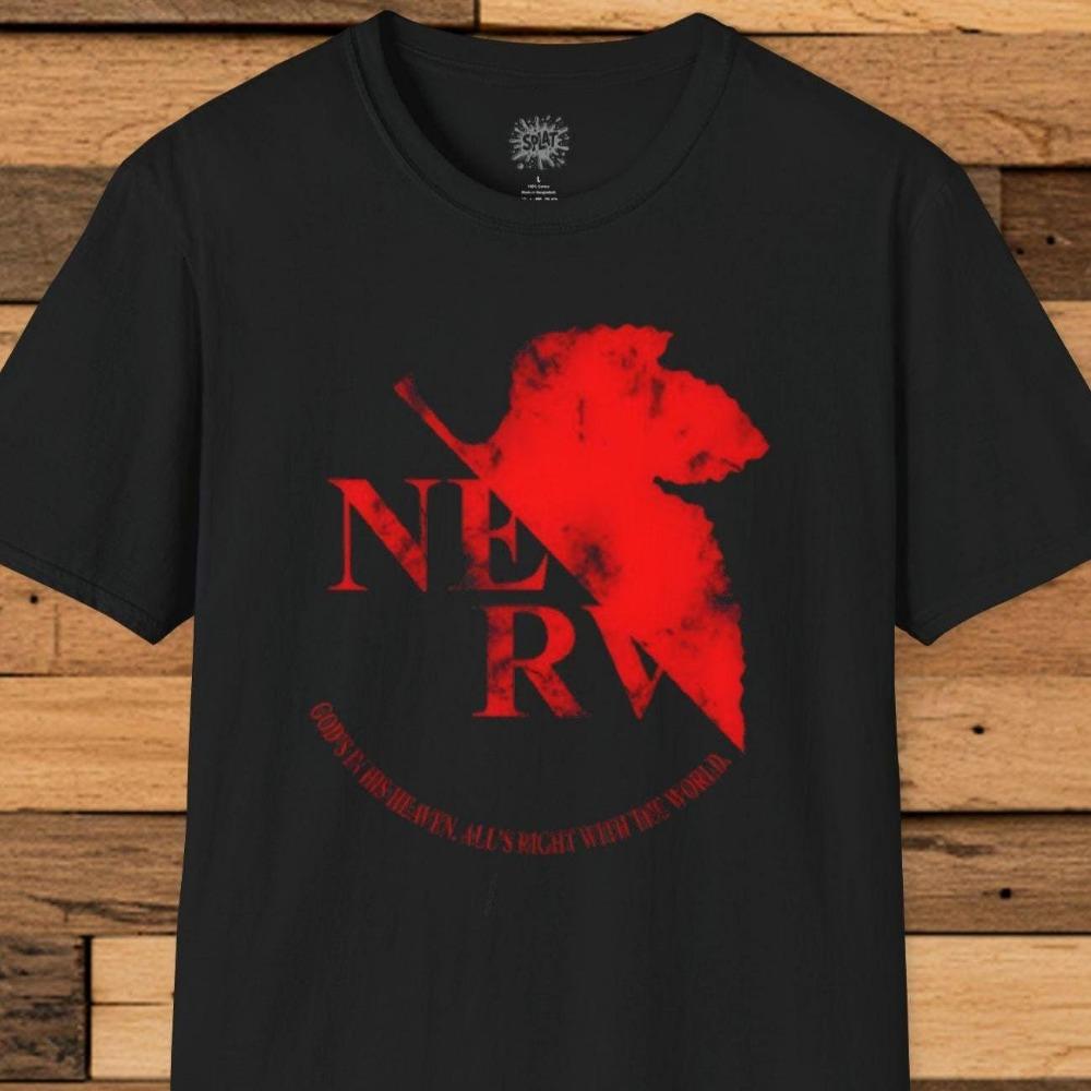 Neon Genesis Evangelion Anime NERV Τυπωμένο T-shirt Ανδρικό και Γυναικείο T-shirt Ανδρικό Top Αθλητικό T-shirt 2026 Καλοκαίρι Νέο Tee