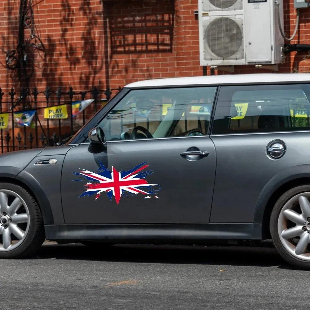 Car Body Side Stickers Union Jack Colour Flag Vinyl Decals For Mini Cooper S F56 F55 F57 R55 R56 R60 F60 R61 Auto Decoration