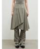 Anggae Midi Wrap Skirt Khaki