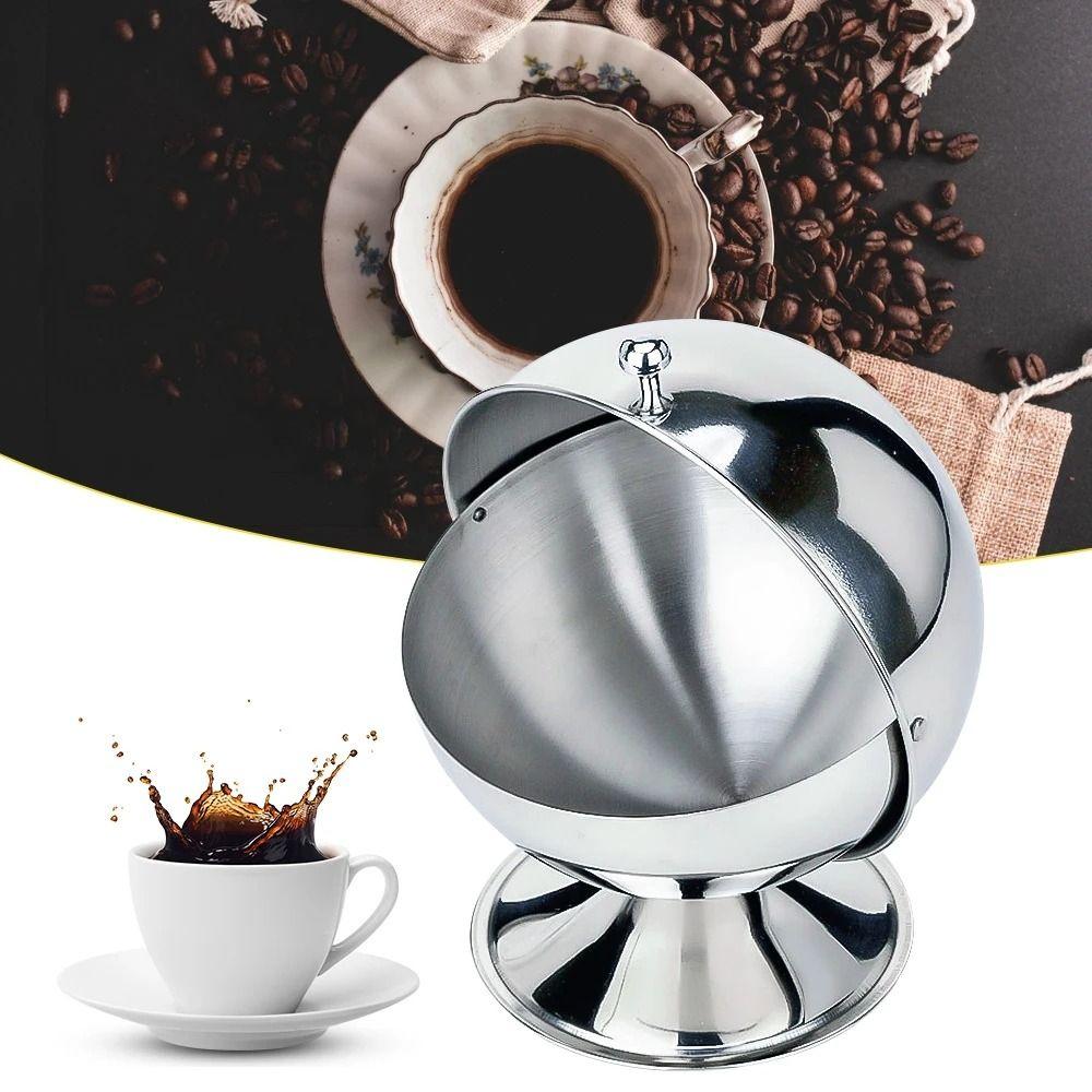 

Reversible Spice Seasoning Jar Spherical Sugar Can Storage Holder Sugar Tank Home