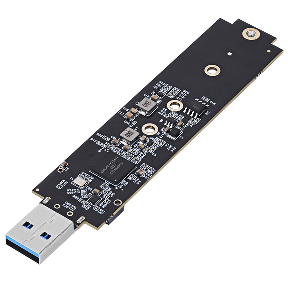 NVME To USB Adapter 10Gbps USB 3.1 Gen 2 To M.2 NVMe SSD Converter Adapter Max 2TB Support UASP TRIM for 2280 2260 2242 2230 SSD